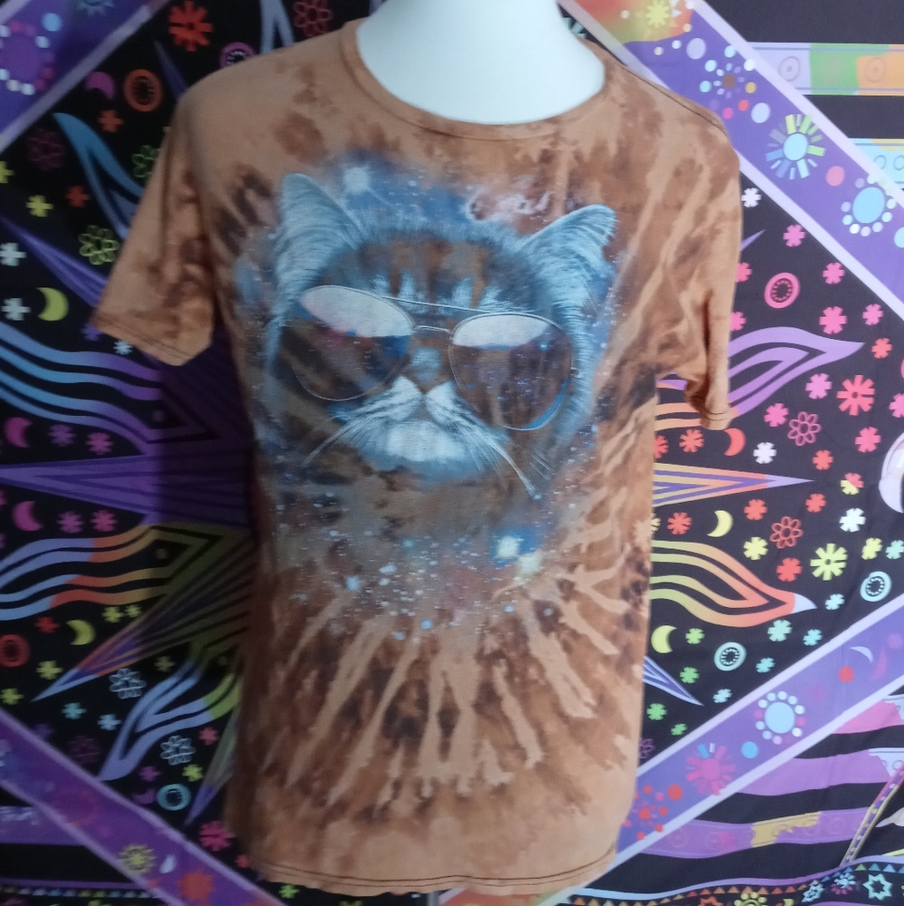 Reversed Tie-Dye Made With Good Vibes By Me!